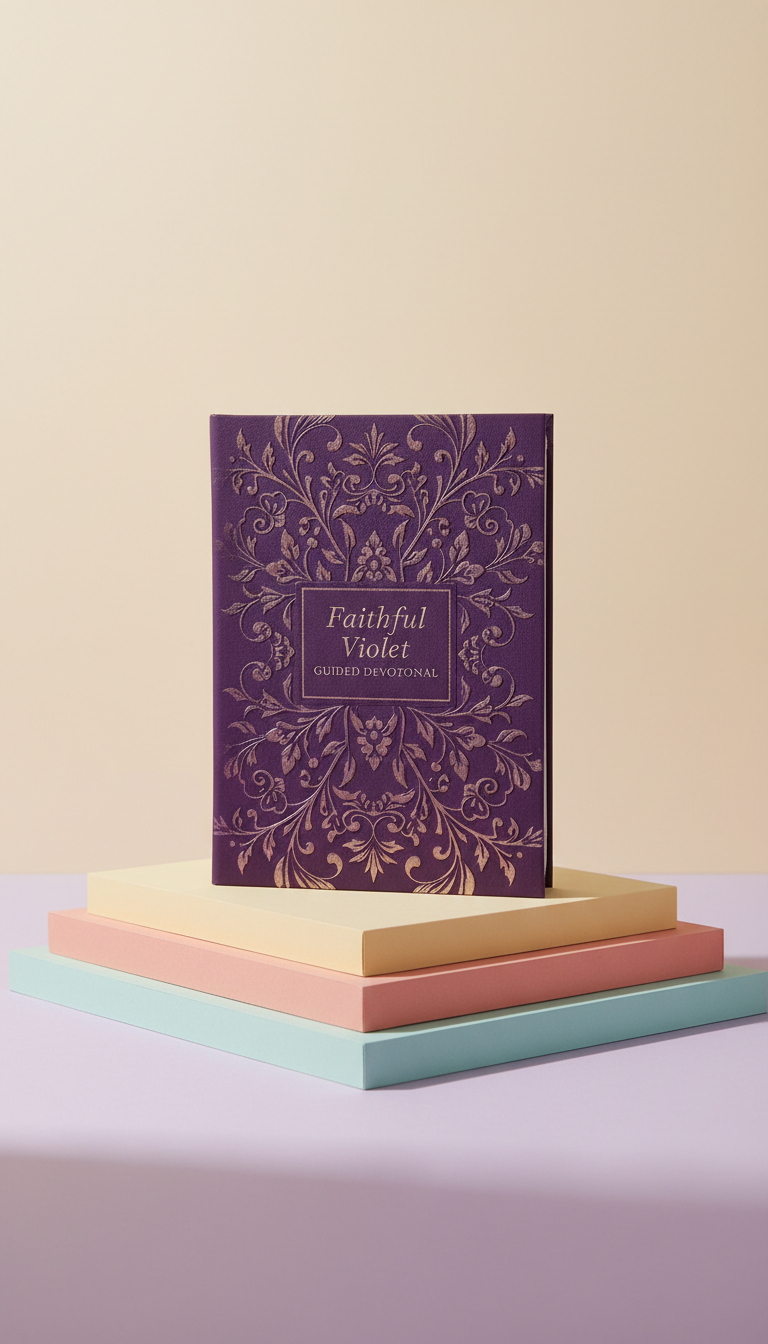 Faithful Violet Guided Devotional Journal